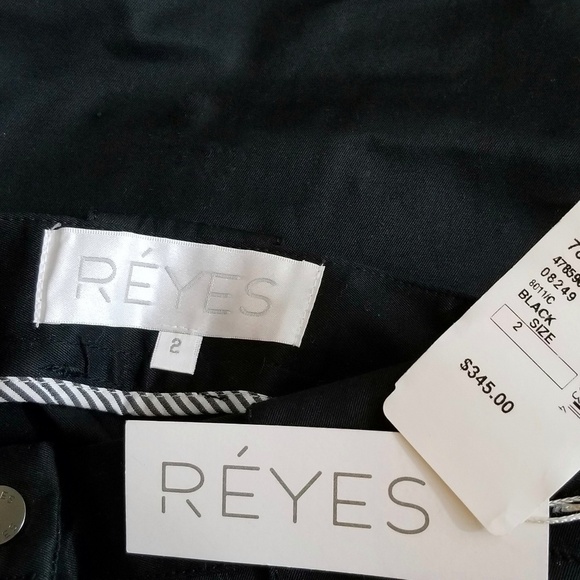 Reyes black cargo pocket utility pencil skirt women's size 2 New With Tags - Picture 7 of 9